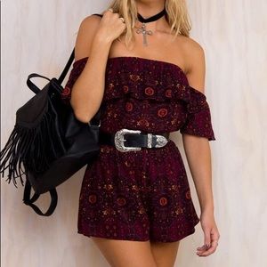 Princess Polly Bonfire Baby Romper